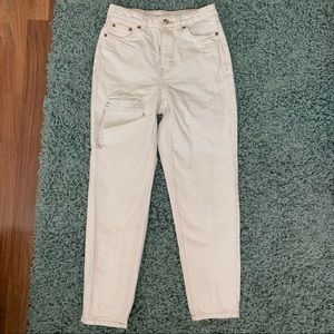 Top shop White Mom Jeans